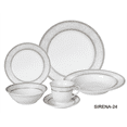 thumbnail image 1 of Lorren Vaisselle en Porcelaine Design Sirena, 24 Pcs, Service pour 4, 1 of 4