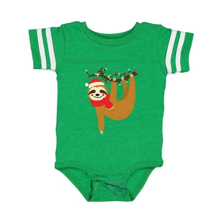 

Inktastic Christmas Sloth Gift Baby Boy or Baby Girl Bodysuit