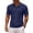 Dark Blue, variant on Yungyresw Mens Polo Shirts Short Sleeve Mesh Design Breathable Lightweight Polos Left Chest Pocket Pocket Shirt for Summer Wear