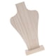 thumbnail image 1 of 2x Busto De Maniquí De Madera Natural Sin Pintar Para Exhibición De Joyas De Collar .8cm Yuyangstore Estante de exhibición de la joyería, 1 of 8