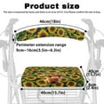 thumbnail image 6 of COEQINE Sunflower 2 Piece Rollator Walker Seat and Backrest Covers Highland Cow Walker Seat Cover for Men Adjustable Rollator Walker Accessories Suitable for Parks, 6 of 7
