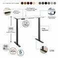 thumbnail image 3 of Bush Business Move 60 Series 72" x 30" Adjustable Standing Desk in White, 3 of 9