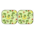 thumbnail image 7 of Balery Cute Dinosaurs Cartoon Sun Shield 2 Pack For Car Front Windows Foldable Sun Visor Protector Blocks Max Uv Rays And Keeps Your Vehicle Cool For Most Sedans Suv Truck, 7 of 7
