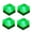 Green, variant on LINLIN 4-Pack Solar Glass Brick Lights, Ice Cube Lights Solar Landscape Light Buried LED Frost Glass Path Lights for Garden, Outdoor Decoration Waterproof