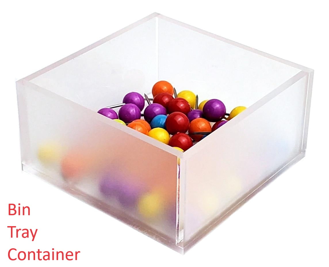 Neon Blue Acrylic Display Cube - 6x6x6 Inch Decorative Showcase Box For Retail & Collections