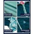 thumbnail image 3 of Reebok Womens Rain Jackets - Lightweight Hooded Waterproof Shell Windbreaker for Women (XS-3X), 3 of 7