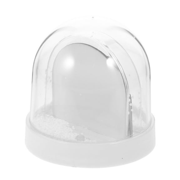 Worgeous  Photo Snow Globe DIY Large Personalized Blank Picture White