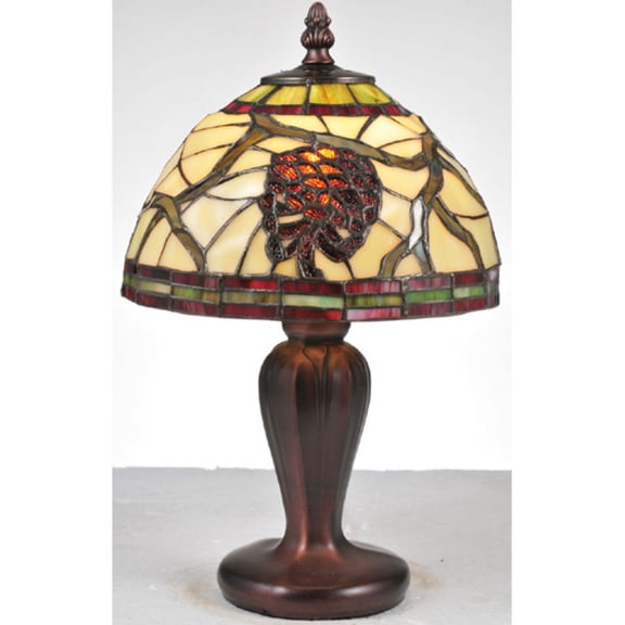 Meyda Tiffany 106288 13" Tall Tiffany Table Lamp