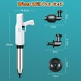thumbnail image 3 of Stainless Steel Toilet Plunger, 10th-Gen Air High Pressure Drain Clog Remover Drain Blaster with Real-Time Drain Snake Sink Plunger Plumbing Tools, Plungers for Bathroom, Sink, Floor, Kitchen Clogged, 3 of 7