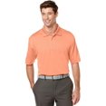 thumbnail image 1 of PGA Tour Mens Coral Orange Solid Airflux Short Sleeve Golf Polo Shirt X-Large XL, 1 of 2
