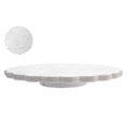 thumbnail image 1 of 14" Marble Scallop Lazy Susan, 1 of 3