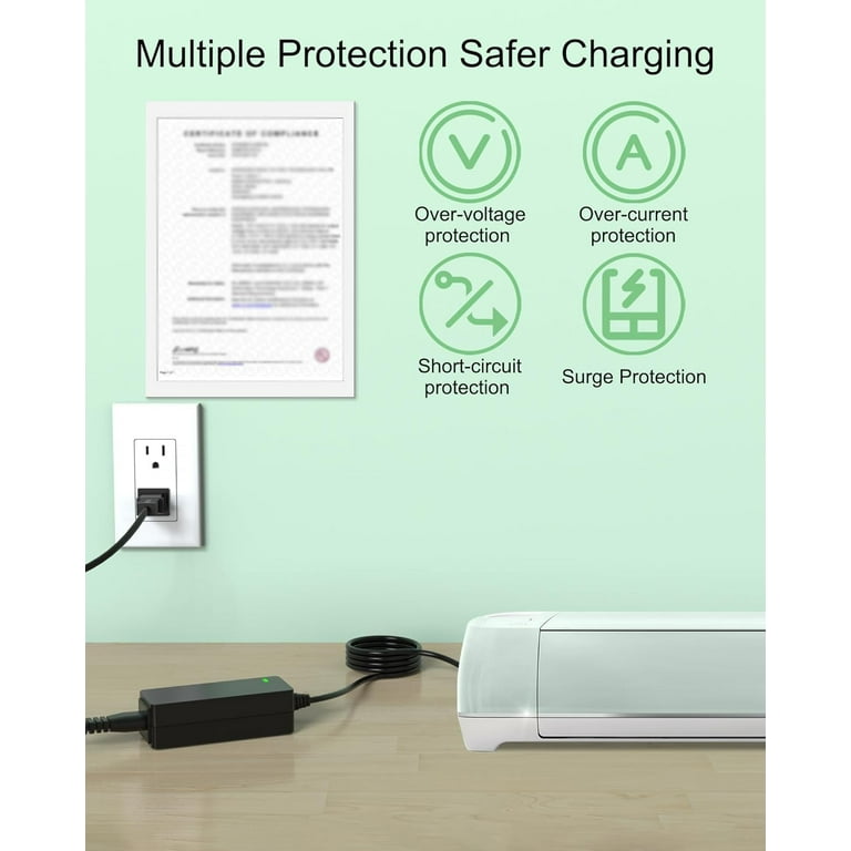 Power Cord for Cricut Explore air 2/Expression 2/Maker/Explore One