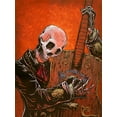 thumbnail image 1 of Skeleton Guitar - CANVAS or PRINT WALL ART, 1 of 1