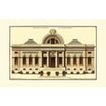 thumbnail image 2 of Deneufforge 24x17 White Modern Wood Framed Museum Art Print Titled - Architectural Facade III, 2 of 4