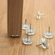 thumbnail image 2 of 24 piezas de almohadillas de plástico gruesas para patas de muebles, antideslizantes y transparentes., 2 of 7