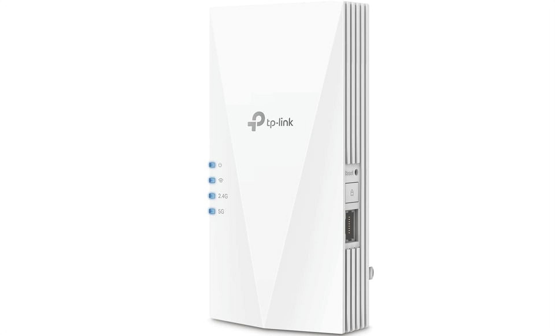 Restored TP-Link AX3000 WiFi 6 Range Extender Internet Booster(RE700X), Dual Band, AP Mode w/Gigabit Port, OFDMA, Beamforming, APP Setup, OneMesh Compatible (Refurbished)