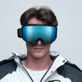 thumbnail image 7 of VIKING Heated Magnetic Anti-Fog Ice Blue Ski Goggles + Bonus PC Rose Revo Blue Lenses, 7 of 7