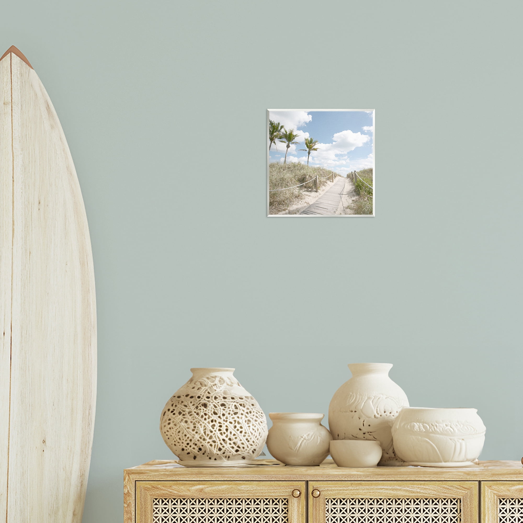 Stupell Industries Stroll In Dunes Landscape Landscape Painting Unframed Art Print Wall Art, 12 x 12