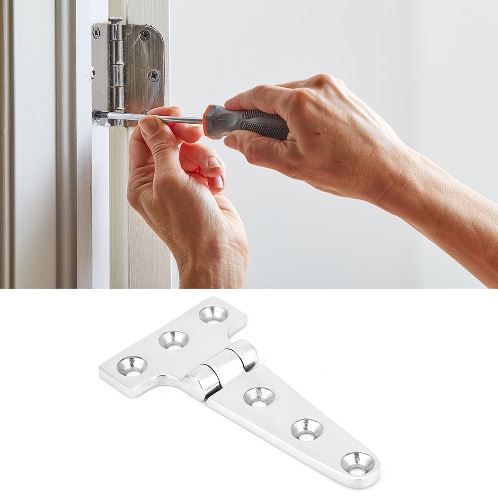 Corrosion Resistance Stainless Steel High Hardness Door Hinge, White