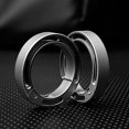 thumbnail image 2 of Outdoor Titanium Alloy Keyring Portable Backpack Hanging Rings Small Round AntiLost Key Storage Classification Rings, 2 of 11