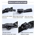 thumbnail image 2 of thinsony Western Leather Belt Strap Cowboy Arabesque Buckle Indian Rodeo Black, 2 of 7