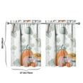 thumbnail image 4 of Fall Kitchen Curtains 36 Inch Short - 2 Panel Set, Autumn Harvest Print, Rod Pocket Window Treatment for Thanksgiving, Farmhouse, Cafe, Living Room - Machine Washable, 4 of 4