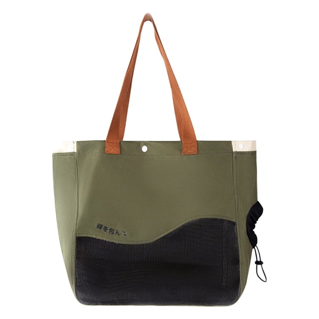 Dvkptbk Pet Outgoing Bag for Spring At Home Portablet Bag One Shoulder Warm Canvas