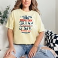 thumbnail image 2 of Humorous Quote About Avoiding Fat Things, Butter Comfort Colors T-Shirt, 2XL, 2 of 3