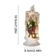 thumbnail image 3 of Velas LED navideñas | Velas electrónicas sin llama con diseño de árbol de cristal para decoración navideña | Decoración de mesa a pilas para el hogar, fiestas y repisas | Juego de 1, 3 of 6