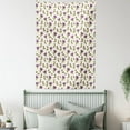 thumbnail image 4 of Purple and Yellow Tapestry, Thistle Inflorescences Blossoming Wild Flowers Demonstration, Wall Hanging for Bedroom Living Room Dorm Decor, 60W X 80L Inches, Ivory Violet Fern Green, by Ambesonne, 4 of 5