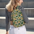 thumbnail image 7 of Balery Pineapples Palm Leaves Vintage Canvas Backpack for Men and Women - Large Capacity, Durable Travel Laptop Bag for School, Work, Hiking, and Outdoor Activities, 7 of 7