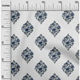 thumbnail image 1 of oneOone Cotton Poplin Fabric Leaves & Floral Block Printed Fabric 1 Yard 56 Inch Wide, 1 of 4