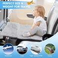 thumbnail image 3 of Cama extensible Wsoaam Kids de viaje para niños pequeños, color gris mar, 3 of 7