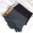 thumbnail image 2 of Men's Ice Silk 4 Packs of Boxer Panties Boxer Loose Pants, 2 of 3