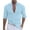 Sky Blue, variant on YYDGH Men's Muscle Fit Dress Shirt Long Sleeve Button Up Shirts Solid Color Business Shirts Trendy Work Tops