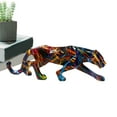 thumbnail image 3 of Leopard Statue, Desktop Animal Decoration Resin, Leopard Sculpture Ornament Leopard Statues for Desktops for Animal Lovers, 3 of 9