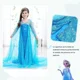 thumbnail image 5 of Vestido De Princesa Elsa Para Niñas, Vestidos De Frozen De Fiesta Disfraz, Disfraces Para Halloween, Carnaval, Fiesta De Nieve, Cumpleaños, Cosplay, 5 of 5
