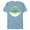 Ocean Blue, variant on Star Wars The Mandalorian The Child Floating Pod Frog Snack - Short Sleeve Blended T-Shirt for Adults - Customized-Navy Heather