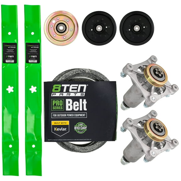 8TEN Blade Spindle Belt Idler Kit for Husqvarna 46 inch YTH20K46 MK1005833