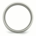 thumbnail image 2 of Titanium 14k Yellow Inlay Flat 8mm Polished Band Ring 11.5 Size, 2 of 6