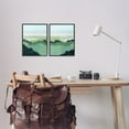 thumbnail image 4 of Stupell Industries Hill Side Nautical Landscape Abstract Greenery Black Framed by Grace Popp, 4 of 5