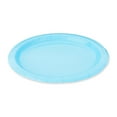 thumbnail image 3 of Disposable Paper Plates, 7", Light Blue, 24 Pieces, by Way To Celebrate, 3 of 5
