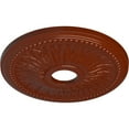 thumbnail image 3 of Ekena Millwork 18"OD x 3 3/4"ID x 1 1/2"P Bailey Ceiling Medallion (Fits Canopies up to 5 3/4"), Hand-Painted Firebrick, 3 of 6