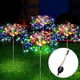 thumbnail image 4 of Luces de estaca con energía solar para bengalas, lámpara solar para jardín y exteriores 150 LED, 4 of 9