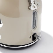 Haden Dorset 1.7 Liter Electric Water Kettle with Base, Putty & Chrome