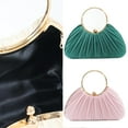 thumbnail image 2 of FENOHREFE Fashionable Pleated Evening Bag Handbag Shoulder Bags Crossbody Purse with Chain Strap For Banquets And Prom Occasion, 2 of 8