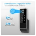 thumbnail image 4 of Door Lock, Waterproof Tuya Smart Door Lock Digital Password Double-sided Fingerprint Electronic Rim Lock For Outdoor Iron Gate Door ,Easy to Install, 4 of 7