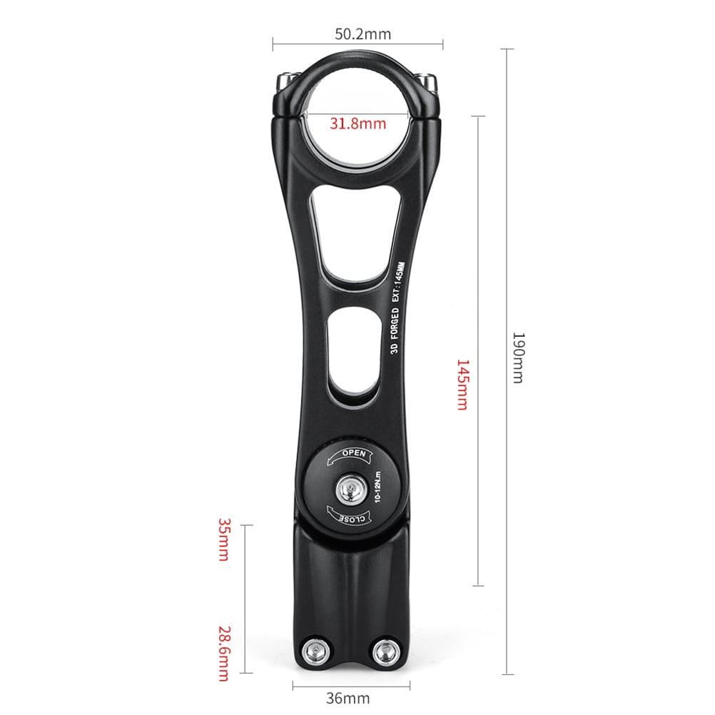 Potence Vélo DRC Components 31.8mm 90mm +/-5° Noir - 1 1/8 Universel (Occasion)