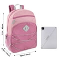 thumbnail image 4 of Adventure Trails 24 Pack Two Tone Multipocket Bungee Cord Backpacks in Female Color Pack 2, 4 of 8