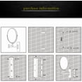 thumbnail image 7 of Wall Mirror, Wall Mounted Makeup Mirror with Magnification, 360 Degree Swivel Rotation with Distortion Free View, Two-Sided Extendable, Stainless Steel, for Bathroom, 7 of 7